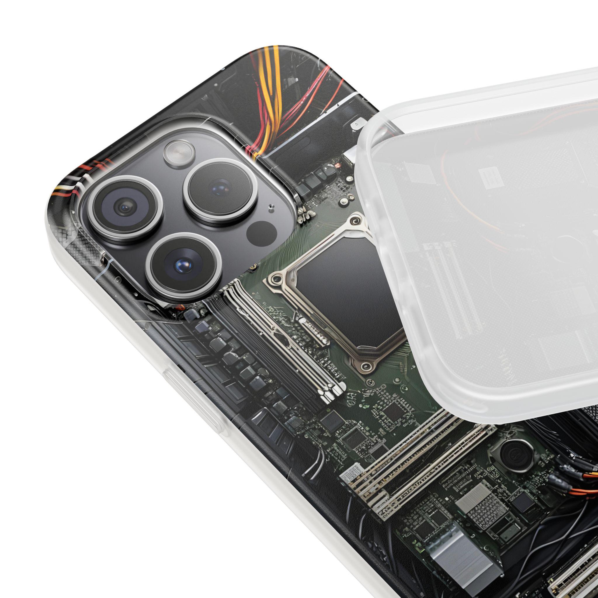 Flexi Cases, Computer Tech Gift, Technology Phone Case, Geeky ...