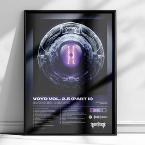 SVDDEN DEATH - Voyd Vol. 2.5 (Part II) Album Poster Electronic Dance Music Dj, Dubstep, Riddim, Wall Art