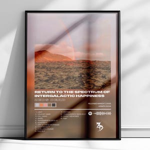 Zeds Dead - Return to the Spectrum of Intergalactic Happiness (Album Poster) Electronic Dance Music DJ, Dubstep, Riddim, Wall Art