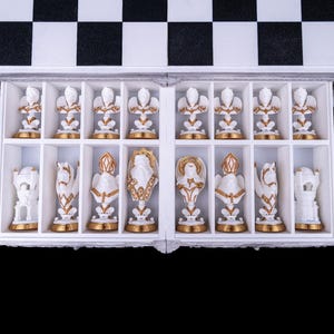 Celestial Conquest – Angelic 3D Printed Chess Board