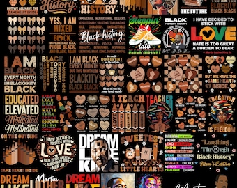 195 Designs Black History Month Png Bundle, Juneteenth Png Bundle, Black People, Black History Png, I'm Black History, Black History