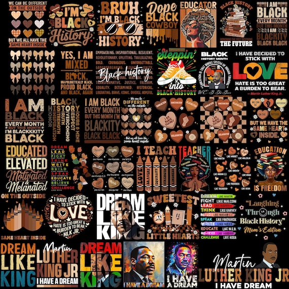 195 Designs Black History Month Png Bundle, Juneteenth Png Bundle, Black People, Black History Png, I'm Black History, Black History