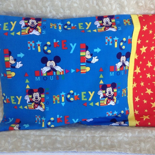 Mickey Mouse travel pillowcase