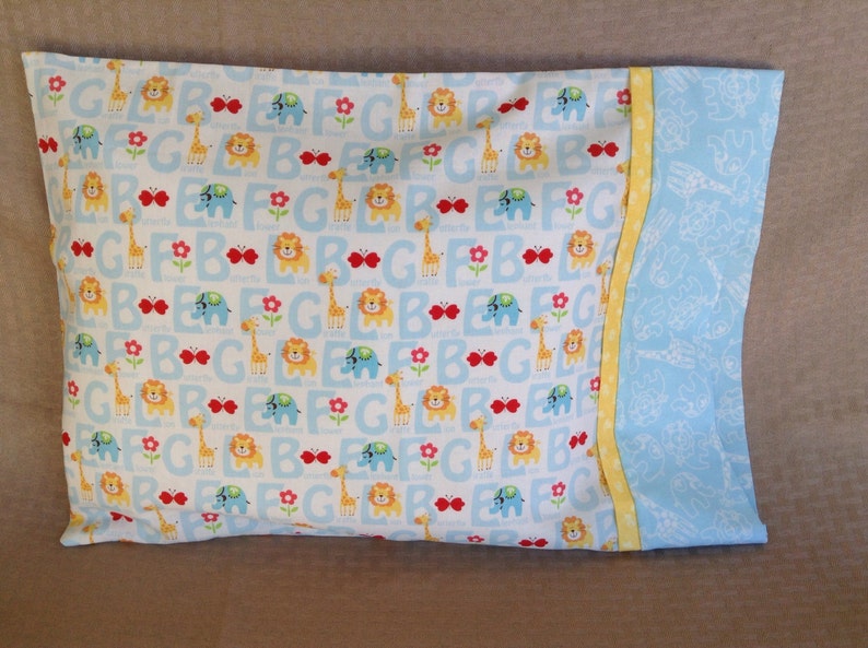 Baby Boy Alphabet Travel Pillowcase