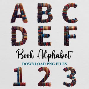Pacchetto Clipart Alfabeto Acquerello: Font PNG, Sublimazione e Design DTF (Download Digitale)