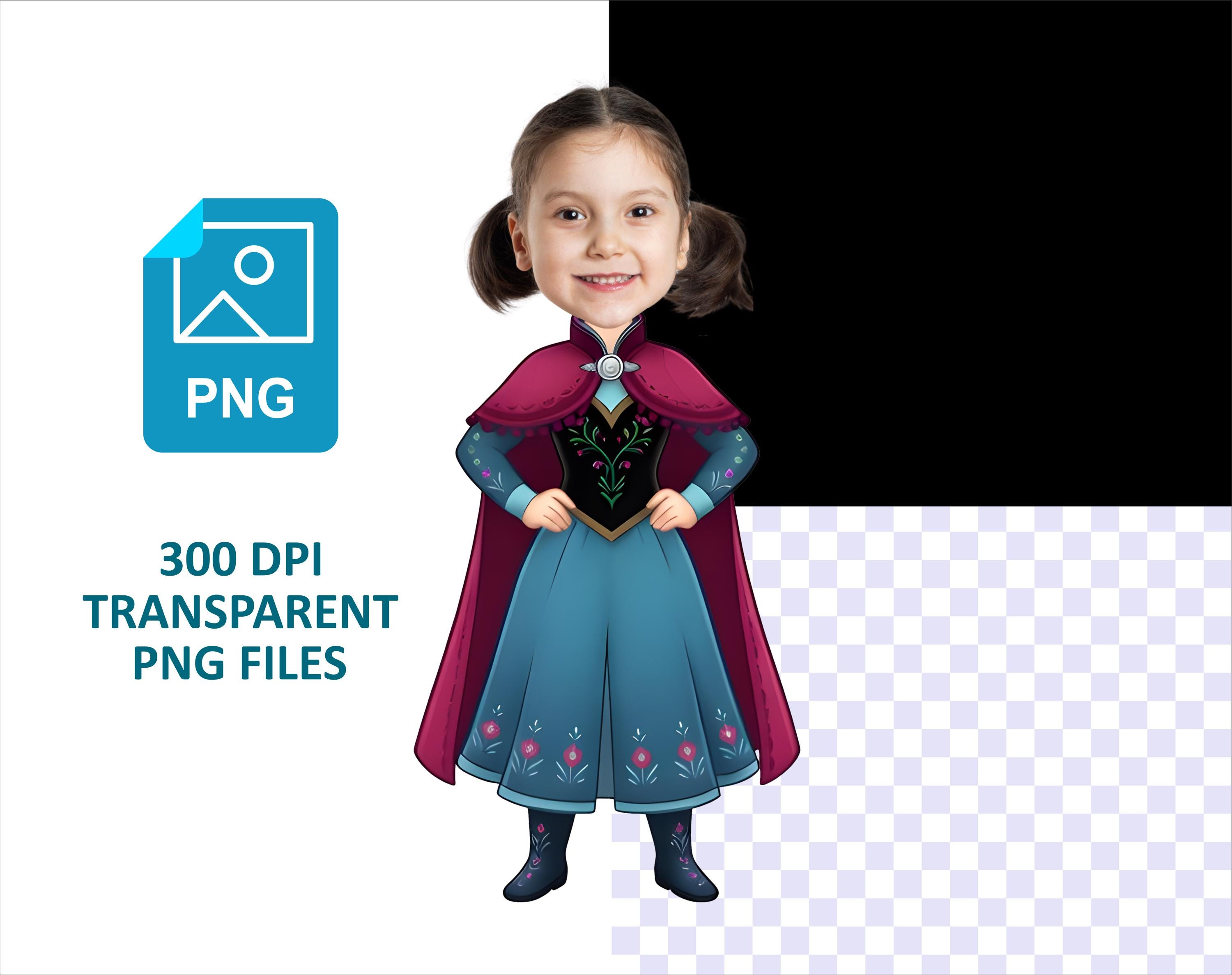 Princess Cliparts Custom Add Your Face Own Photo PNG - Canva Editable ...