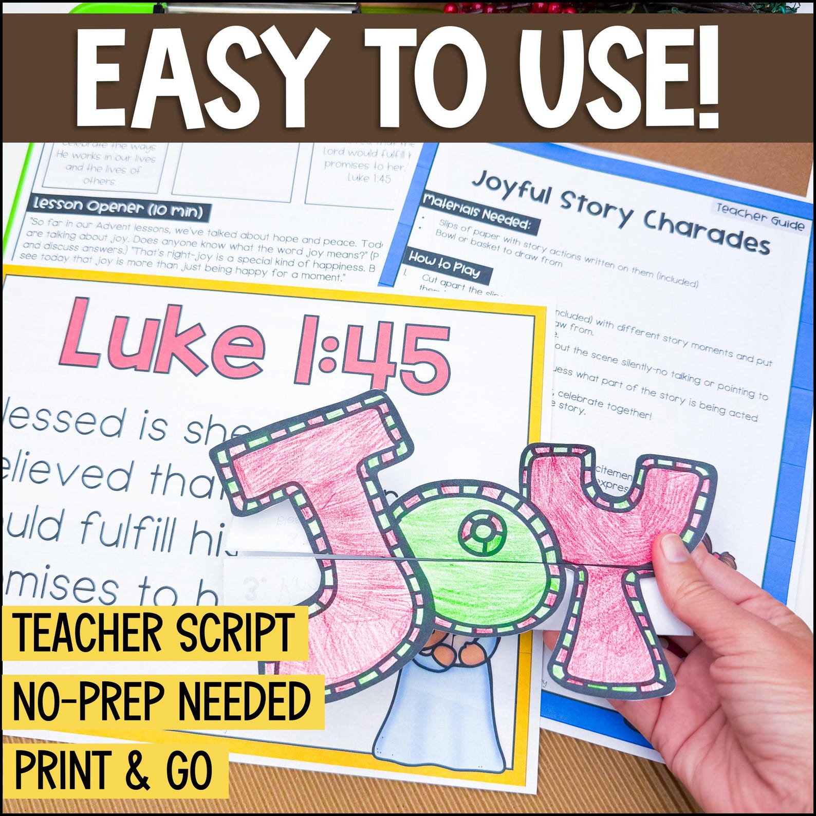 Advent Sunday School Lessons | Christmas Bible Lesson Bundle | 4-week ...