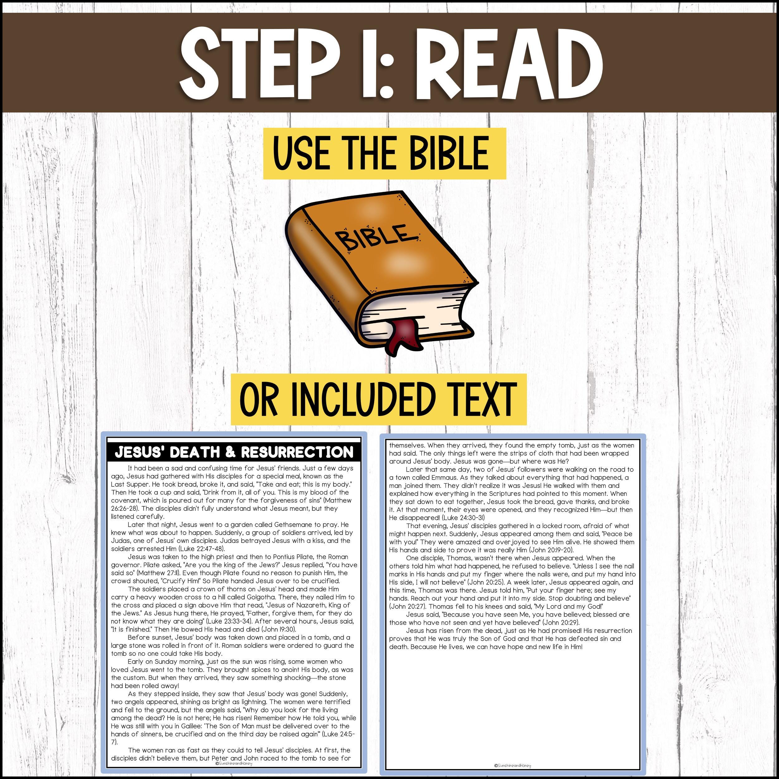 Easter Resurrection Story Escape Room - Printable Bible Lessons - Holy ...