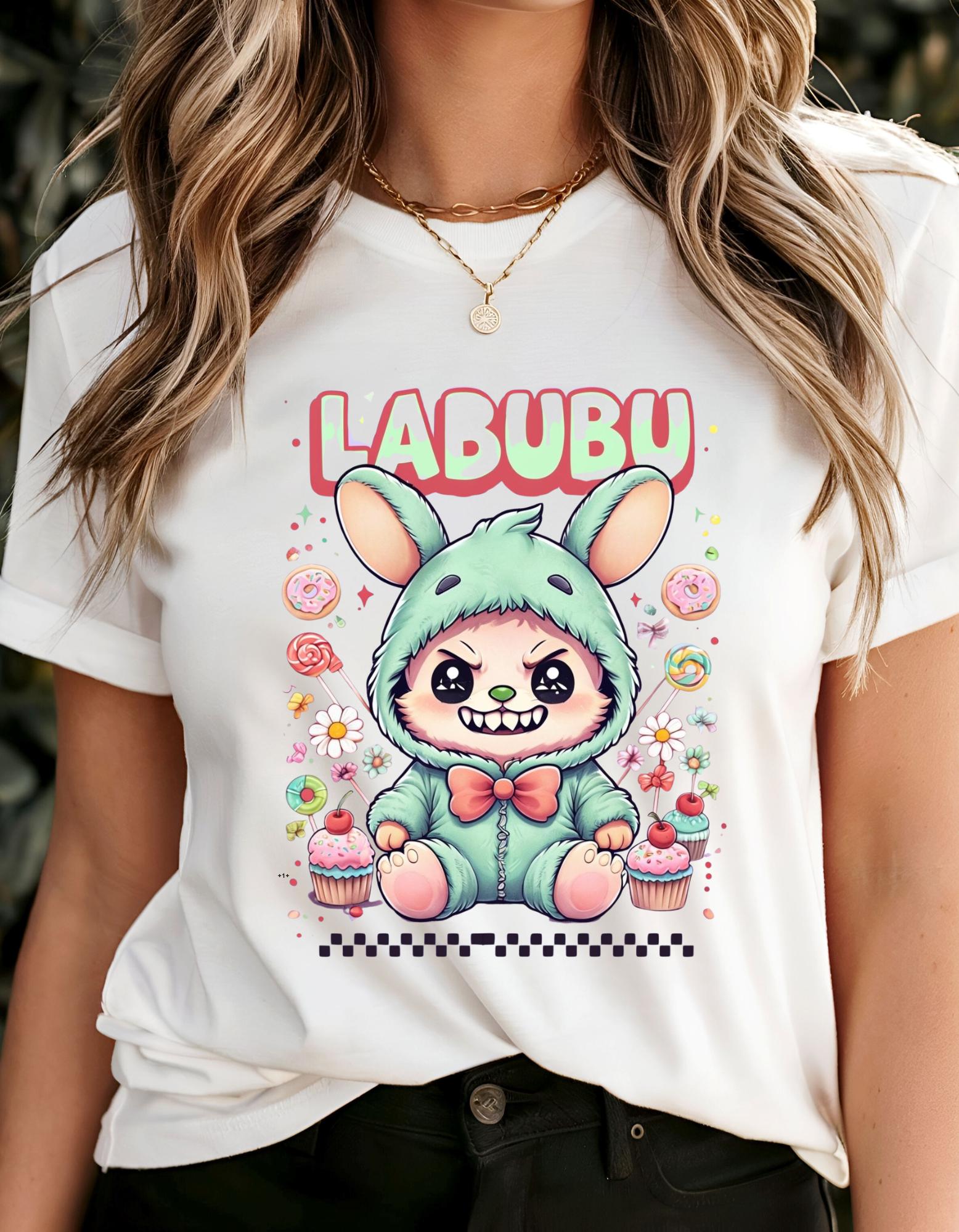 Labubu Shirt The Monsters Shirt | Cute Labubu Graphic Tee, Zimomo Tycoco Mokoko T-Shirt, Spooky Pato Shirt, Kawaii Labubu Shirt