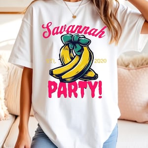 Retro Savannah Vintage Baseball Team T-Shirt, Komfort Farben Unisex Party Animal stückgefärbtes T-Shirt