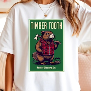 Funny Beaver Shirt – A Clean Beaver Always Gets More Wood Tee, Adult Humor Gag Gift, Inappropriate Joke Shirt, Sarcastic Women’s Graphic Tee