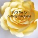 Paper flower template for cutting machines, SVG flower template, How to for Paper flowers, Paper Flower Templates, Silhouette, Cricut