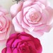Paper flower template, paper flower wall, DIY paper flower pattern, flower template, paper flower backdrop, flower backdrop DIY, flower wall
