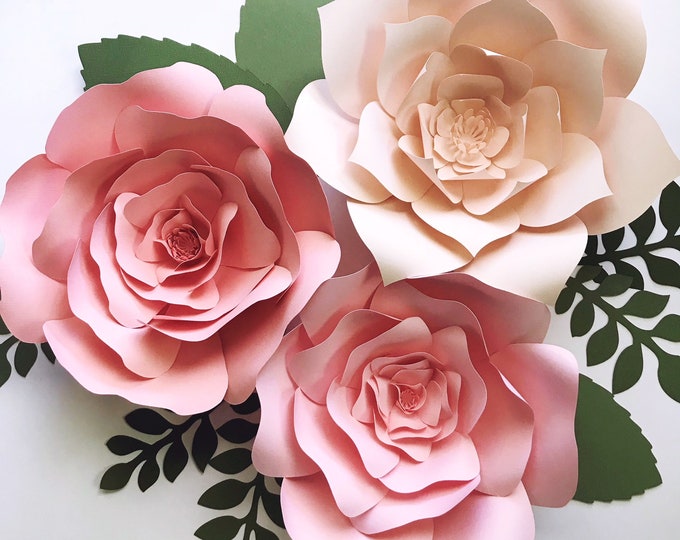Paper Flower Kit DIY Paper Flower Kits Nursery Decor Over Etsy Australia