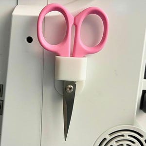 4 PACK Scissor holder for sewing machine 3d printed scissor sheath stick on! Made in the Midwest with Midwest Corn based Plastic!!