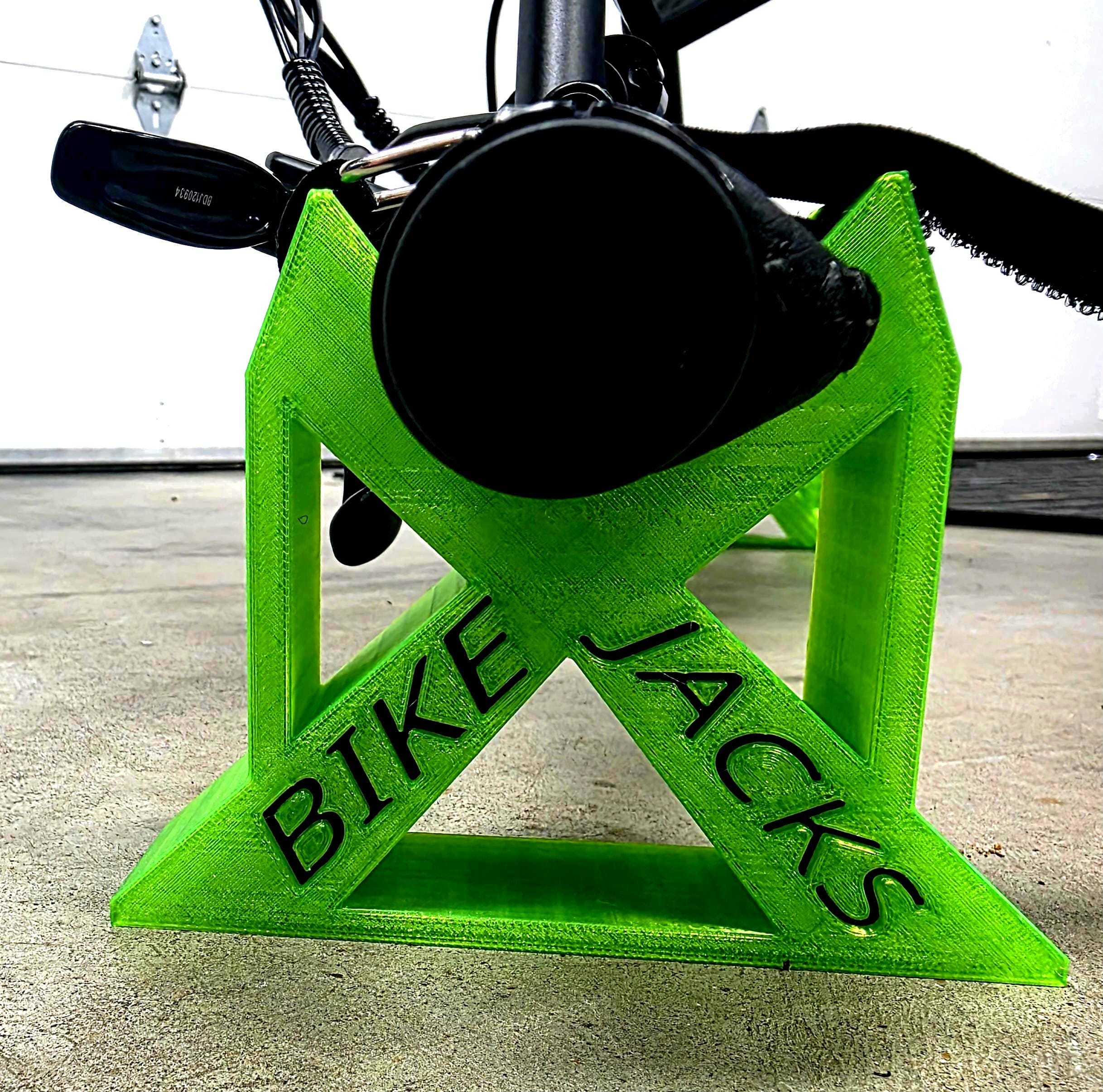 The Original Bike Jacks – Heavy Duty Ebike & Bicycle Handlebar Repair lift Stands - Great bicyclist gift idea - Great ebike accessory