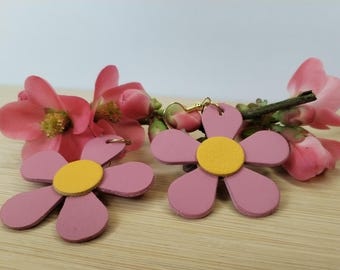 Pendientes de flores