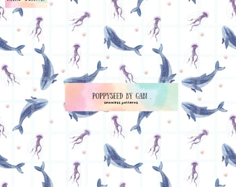 Under the seamless pattern