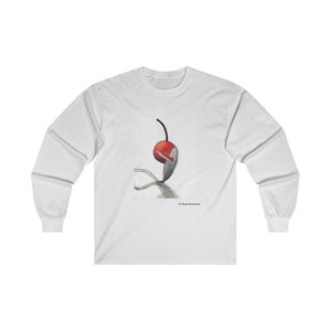Cherry Spoon Hug - Unisex Shuffler Long Sleeve Shirt