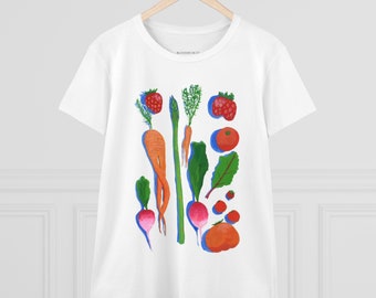 T-shirt - Garden Goals - Original Design - Women's Midweight Cotton Tee