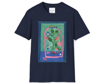 Unisex T-Shirt - Lost and Found - folk art design