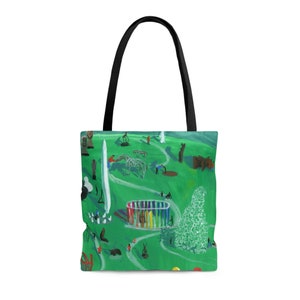 Sculpture Park All-Over Print Tote bag Des Moines Landmarks Pappajohn Sculpture Park image 5