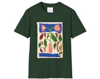 Unisex T-Shirt - Mod Grecian - folk art design