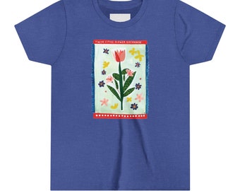 T-shirt à manches courtes pour jeunes Flower Market