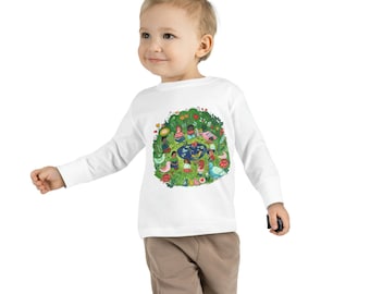 Grey Duck Toddler Long Sleeve Tee