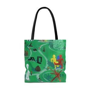 Sculpture Park All-Over Print Tote bag Des Moines Landmarks Pappajohn Sculpture Park image 10