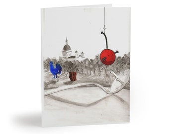 Spoon and Cherry Homecoming Hug Minneapolis Sculpture Garden Love Greeting Cards