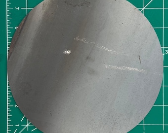 Steel disk or circle.  A36 Steel Precision cut to your specifications.  Select Diameter and Thickness.  Burr-free mirrored edges.