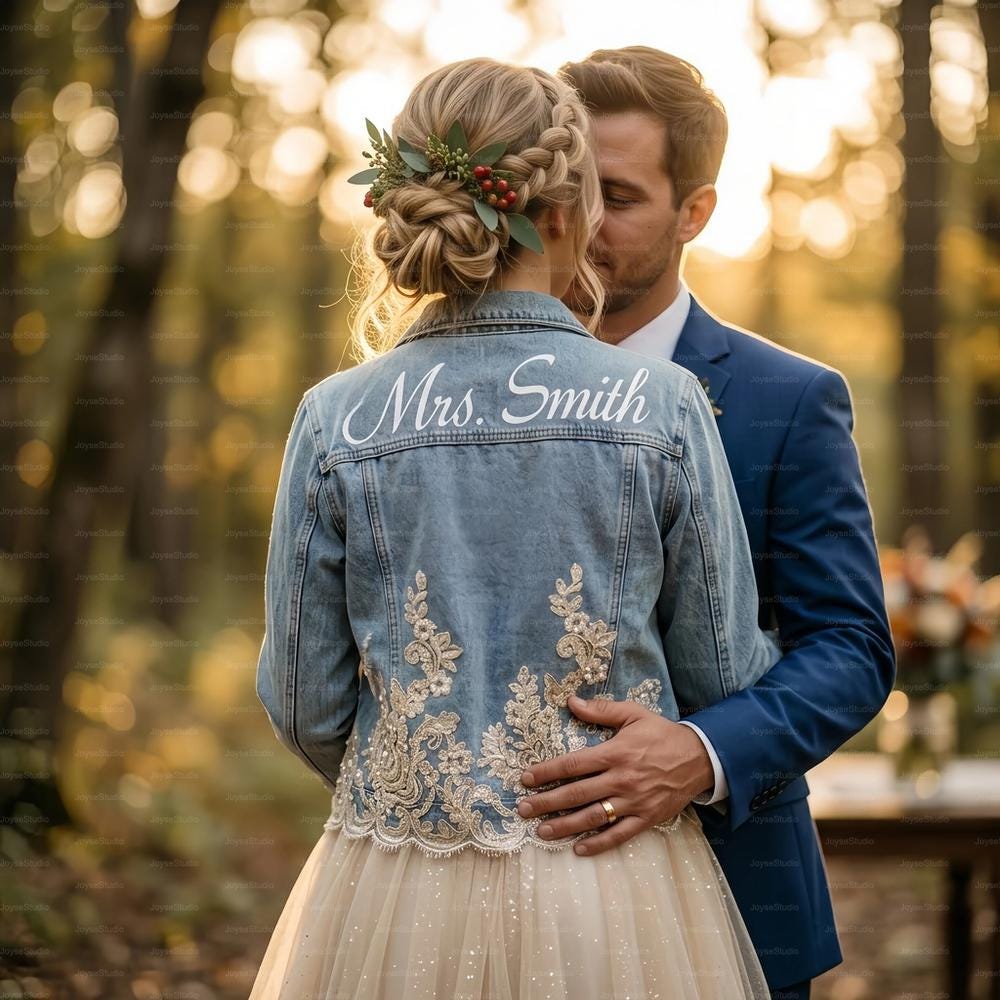 Denim Wedding Dress - Etsy