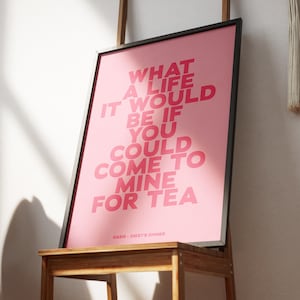 Oasis Poster | Digsy&#39;s Dinner Poster | Liam Gallagher Poster | Noel Gallagher Poster | Music Poster | Rock n Roll Poster | Lyric Poster