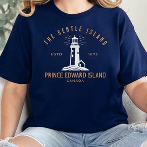 PEI T-Shirt Prince Edward Island Lighthouse Tee East Coast Canada Travel Souvenir Shirt