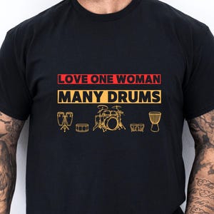 Drum collector T-Shirt Funny Drummer Shirt Father&#39;s Day gift for Drum Lover Rock Musician Tee