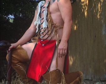 Native American Made Loincloth breechclout for pow wow regalia reenacting