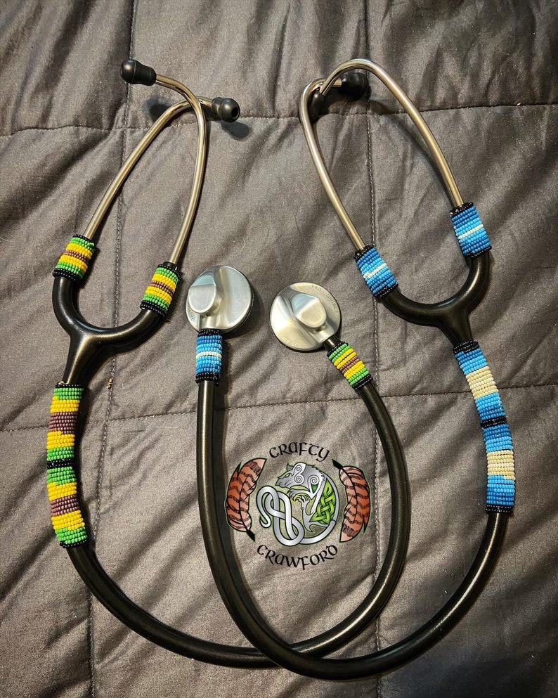 Native American beaded stethoscope made to order you supply Etsy