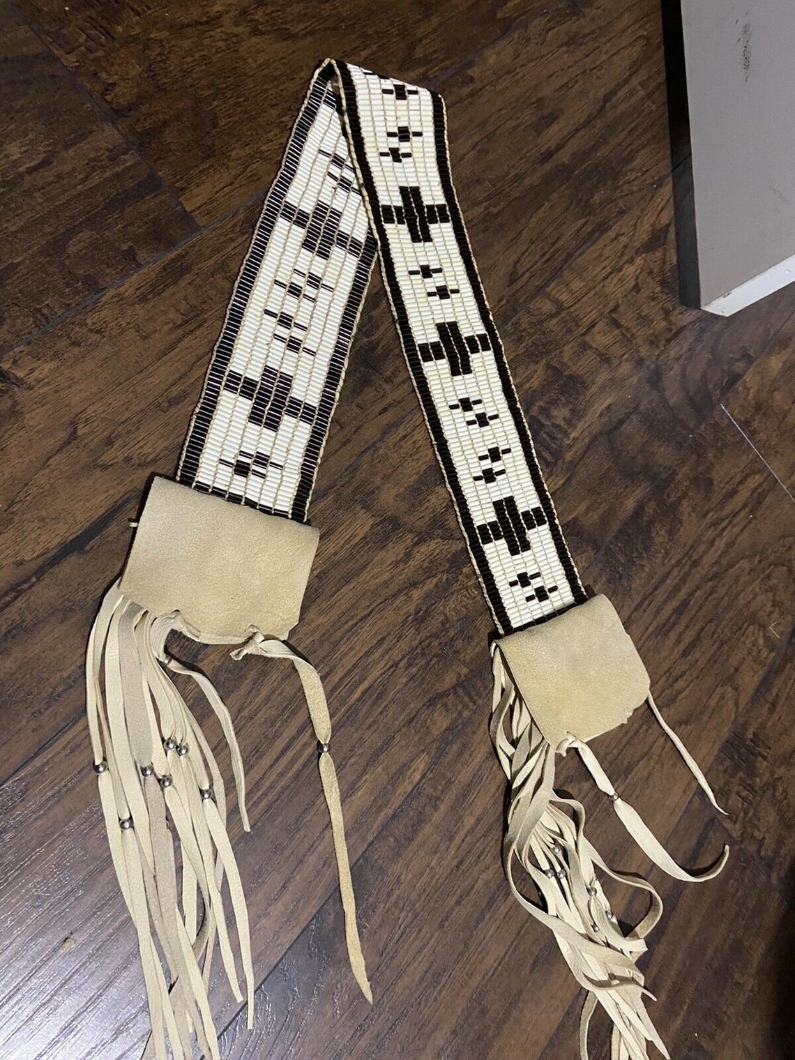 Wampum belt 6ft long Native American Made glass wampum belt Etsy