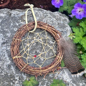 NATIVE MADE Dreamcatcher 6&quot; certificate of authenticity