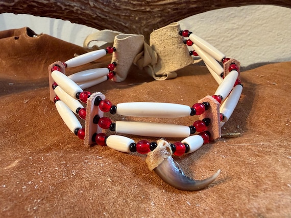 Wolverine Claw Choker Native American Made - Etsy