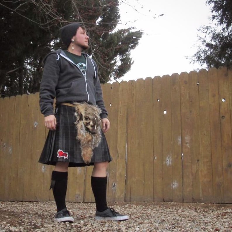 Full Mask Sporran Badger Traditional Scottish Kilt Accessory Etsy