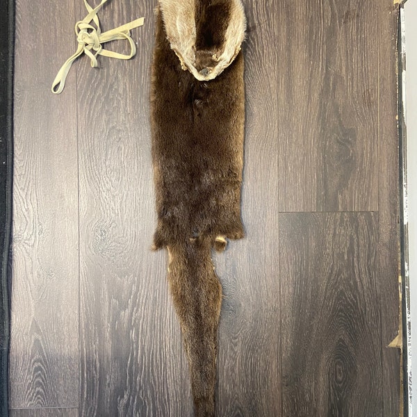 Otter fur bag Native American pipe bag possibles mountain man regalia chanupa