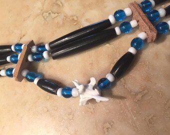 XXL Snake vertebrae choker native made snake totem