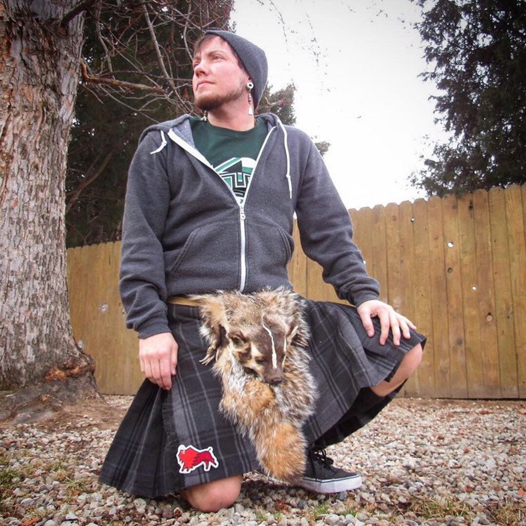 Full Mask Sporran Badger Traditional Scottish Kilt Accessory Etsy