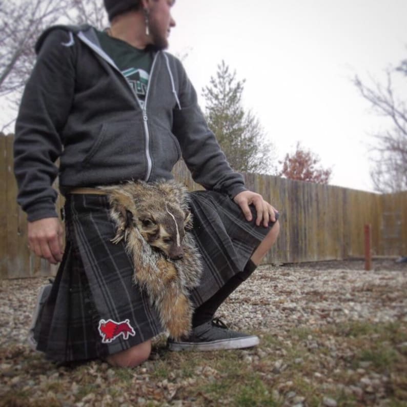 Full Mask Sporran Badger Traditional Scottish Kilt Accessory Etsy