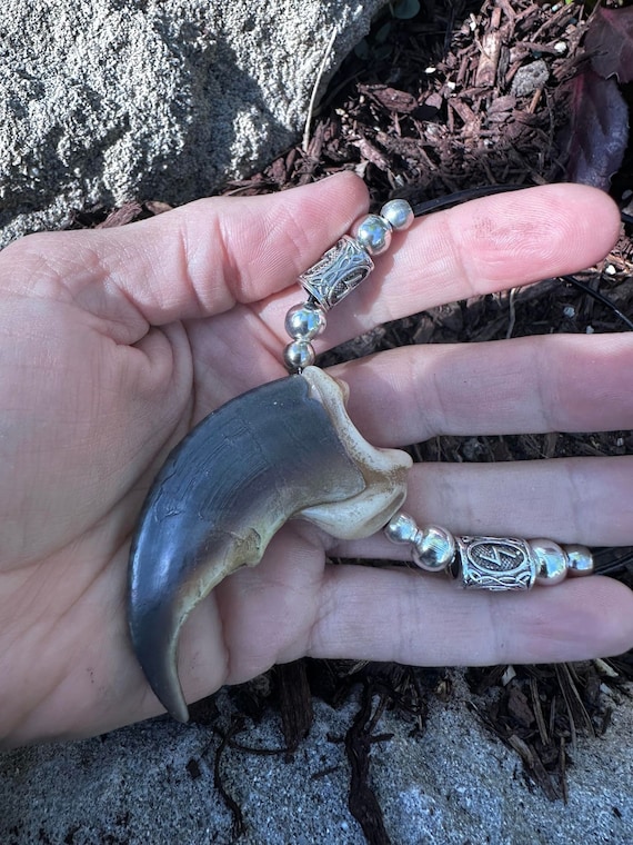 Replica Polar Bear Claw Necklace Native American Made