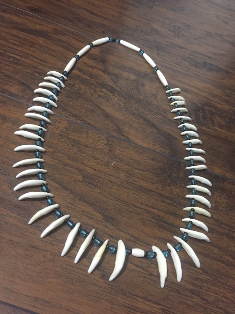 Native American Made Coyote Tooth Necklace ONE Only Etsy