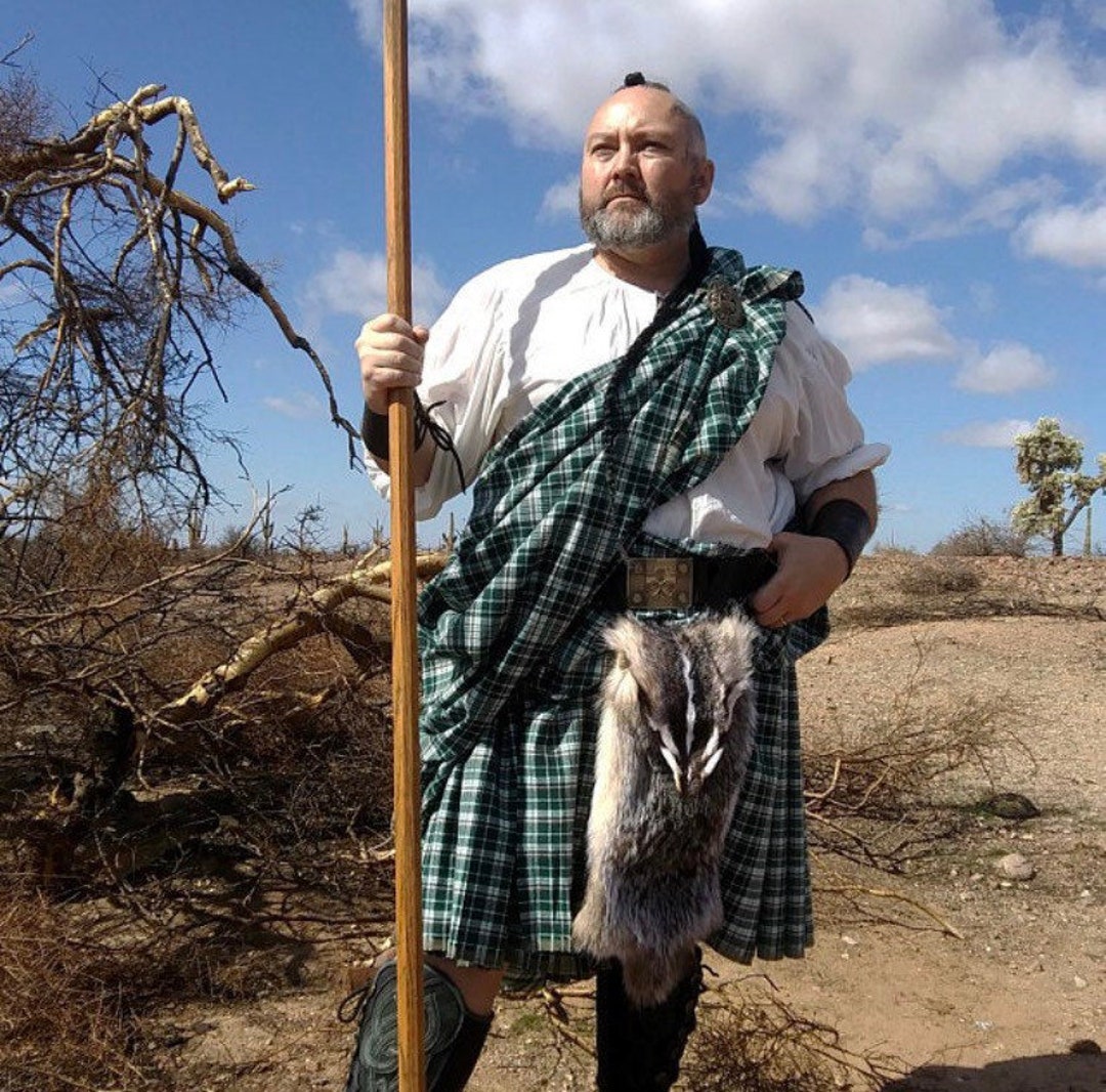 Mask Sporran Badger Traditional Scottish Kilt Accessory Etsy