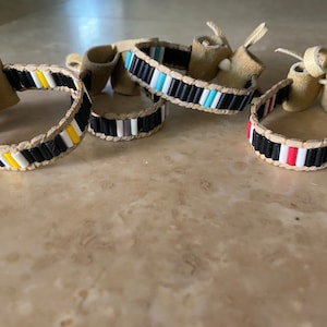 wampum bracelet single row one per purchase native made